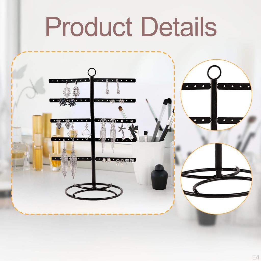 Earring Holder Display Stand Removable 5 Tiers Jewelry Organizer for