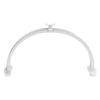 28 Inch LED Nail Table Lamp with Phone Stand Rhinestone Decor Foldable Arch Half Moon Desk Light for Manicure Salon