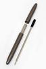 Pink Grained Leather Pen Case, Brasda Capo Streamline Ballpoint Pen Set with Gray Barrel (SASP-TK12-H)