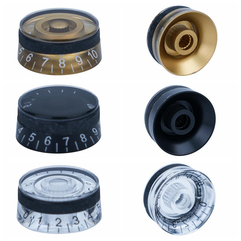 3pcs/4pcs Electric Guitar Knobs Speed Volume Tone Control Knobs Compatible for LP Style Electric Guitar Parts Replacem