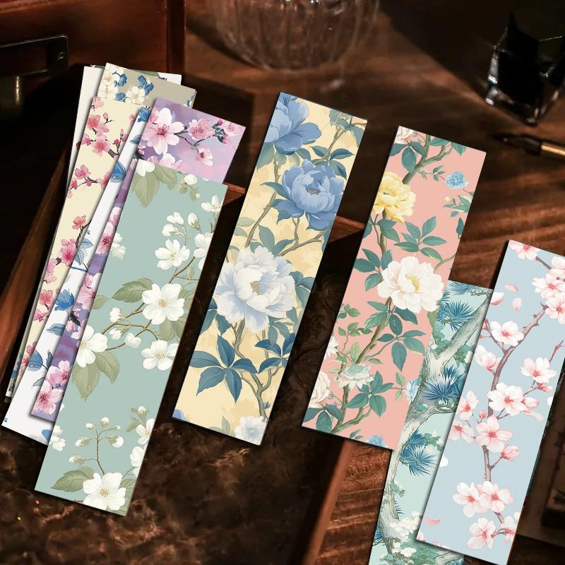 30PCS Kawaii Blossoms On The Road Bookmarks Reading Skateboard Room DIY Gift Living Room immediately Stationery Unique Durable