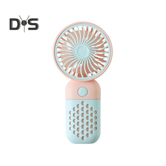 

Ручной электрический вентилятор с низким уровнем шума, однокнопочный переключатель, USB-аккумулятор, удобный для путешествий вентилятор, портативный персональный кондиционер синий