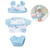 30cm Sommer Spaß Reborn Puppenkleidung: Kaninchen & Frosch Outfit für American Girl Puppe