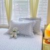 Solstice Floral Pillowcase Set - 2pcs 100% Cotton Ruffled Fundas de Almohada, Cushion Cover