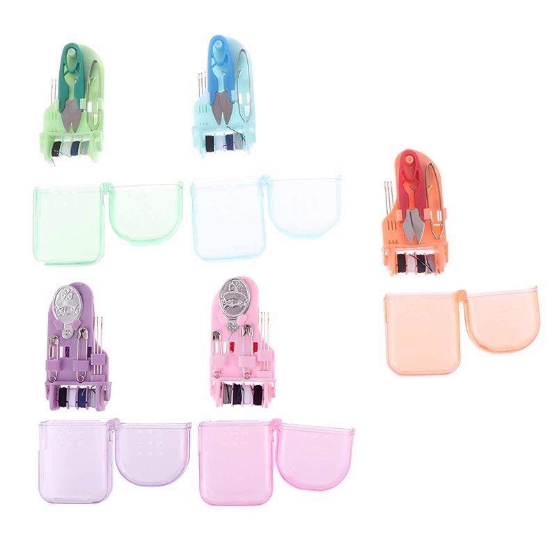 Home Travel Portable Mini Portable Sewing Kit Sewing Box Sewing Tool Box Needle