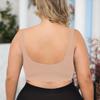 Plus Size Women's Lingerie Bra Comfortable, Bottomless, Gathering Gathering Side Breasts, Preventing Sagging,Skin Packaging