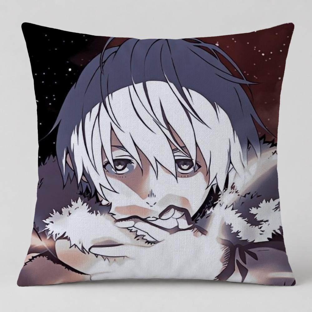 Anime To Your Eternity Cushion Cover Short Plush Cushion Cover Double Sided Print Washable Sofa Pillowcase Home Decor Gift