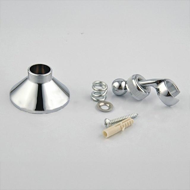Adjustable Metal Shower Head Wall Bracket, Chrome