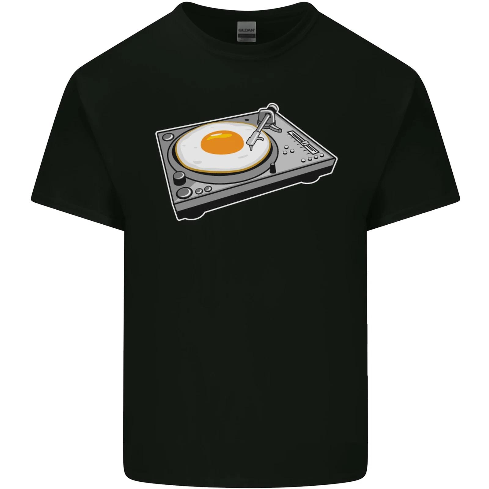 Egg Decks DJ DJing Turntable Record Player Kids T-Shirt Childrens 2XL