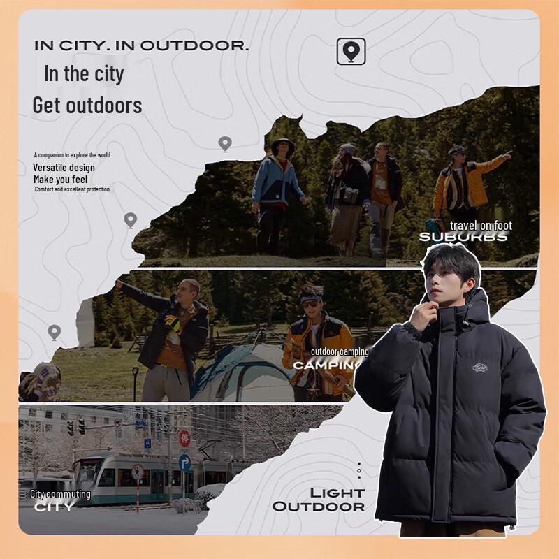 Warrior Men's Winter Hooded Padded Jacket 6188