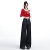 Retro High-waist Wide-leg Jeans for Women In Autumn Casual and Versatile Loose Straight Wide-leg Trousers for Women In Autumn