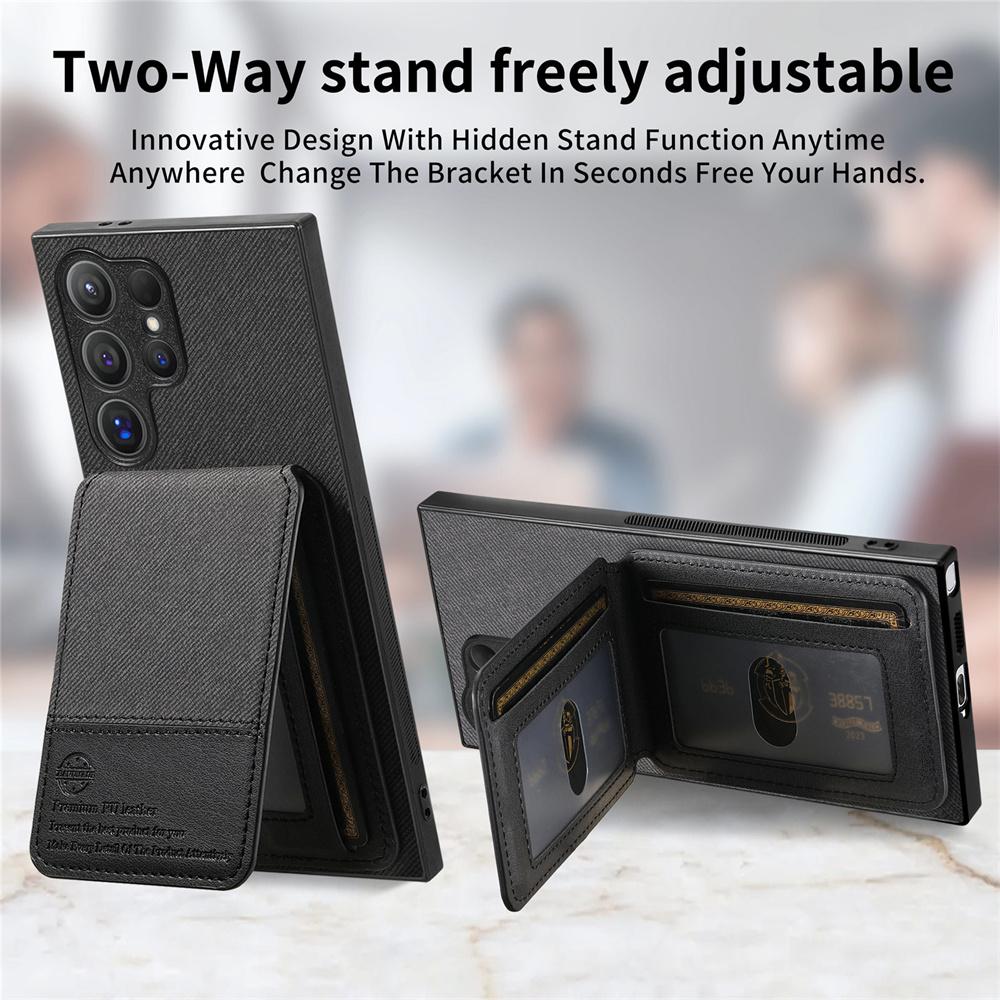 RFID-blocking Wallet with Card Holder Phone Case for Samsung S25 S26 Ultra S24 S23 S22 Plus S21 FE A17 A07 A37 A57 A36 A56 Cover