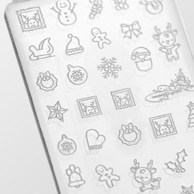 Christmas Party 3D Snowflake Nail Art Silicone Mold