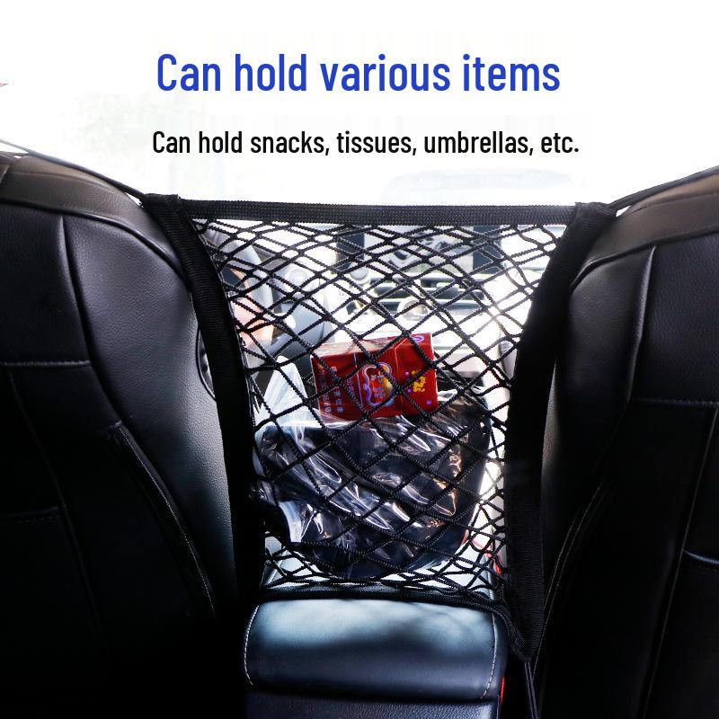 Car Seat Gap Storage Mesh Organizer Bag