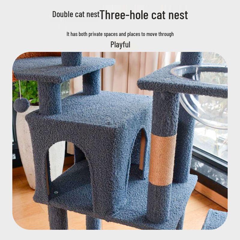Luxury Integrated Cat Climbing Tree with Nest