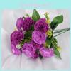 Realistic Silk Carnation Handheld Flower For Hotel Decoration And Photography