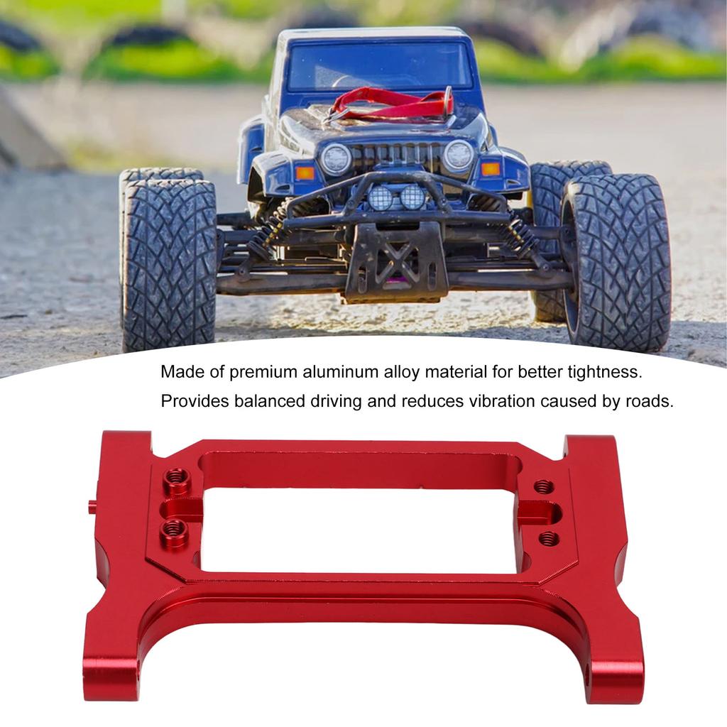 RC Front Chassis Brace Crossmember Beam Aluminium Alloy for 1Celsius10 Climbing Car
