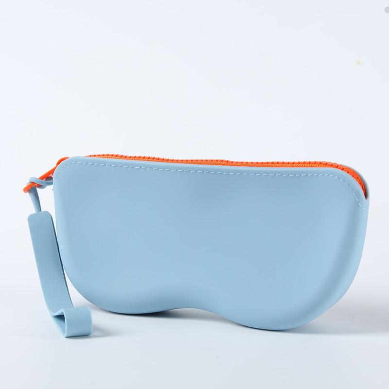 1PC Car Glasses Case Waterproof Silicone Carrying Case for Eyeglasses and Contact Lenses,Suitable for Men and Women eye contacts