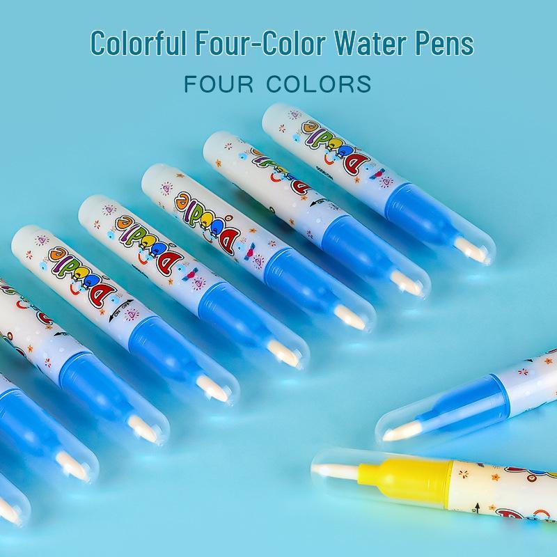 Magic Water Painting Book & Reusable Soft Tip Pens for Kids and Toddlers Other Toys