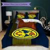 American Soccer Clubs Pattern Bedding uilt Set uilt Cover Pillowcase Home Decoration Birthday Gift (1 * duvet cover + 2 * pillowcase without core)05