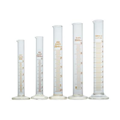 1Pcs Professional Thick Glass Graduated Measuring Cylinder Tool 5ml 10ml 25ml 50ml 100ml For Lab Suppy