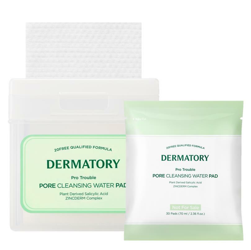 

Dermatory Pro Trouble Pore Cleansing Water Pad, 100 подушечек, специальный набор
