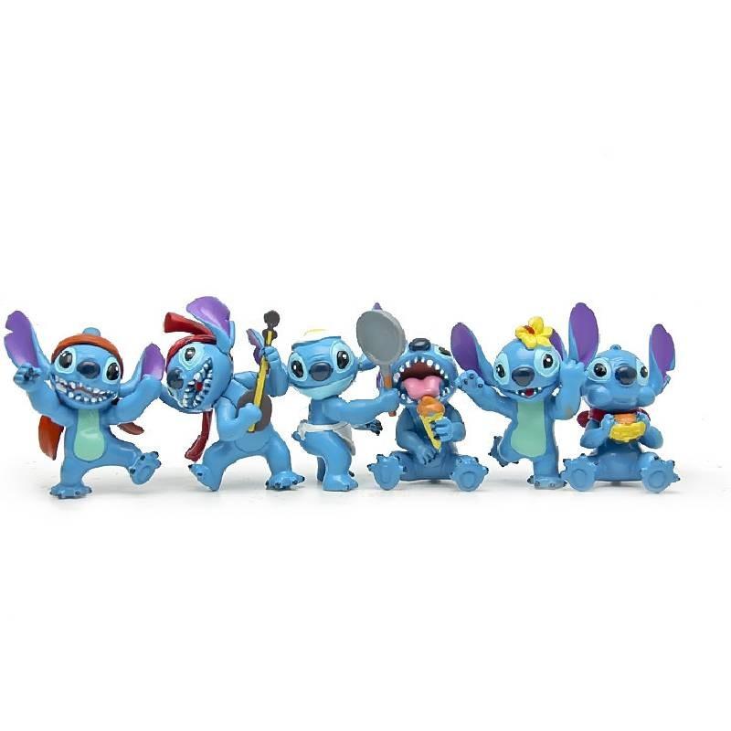 Dancing Singing Stitch Ice Cream Food And Music Theme Mini Model Set Decoration