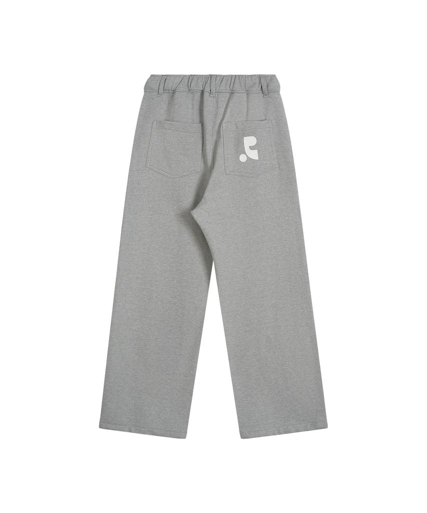 Pantaloni REST&RECREATION con Dettagli in Felpa - Grigio