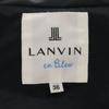 LANVIN en Bleu Chester coat 36 Navy With liner Women Used