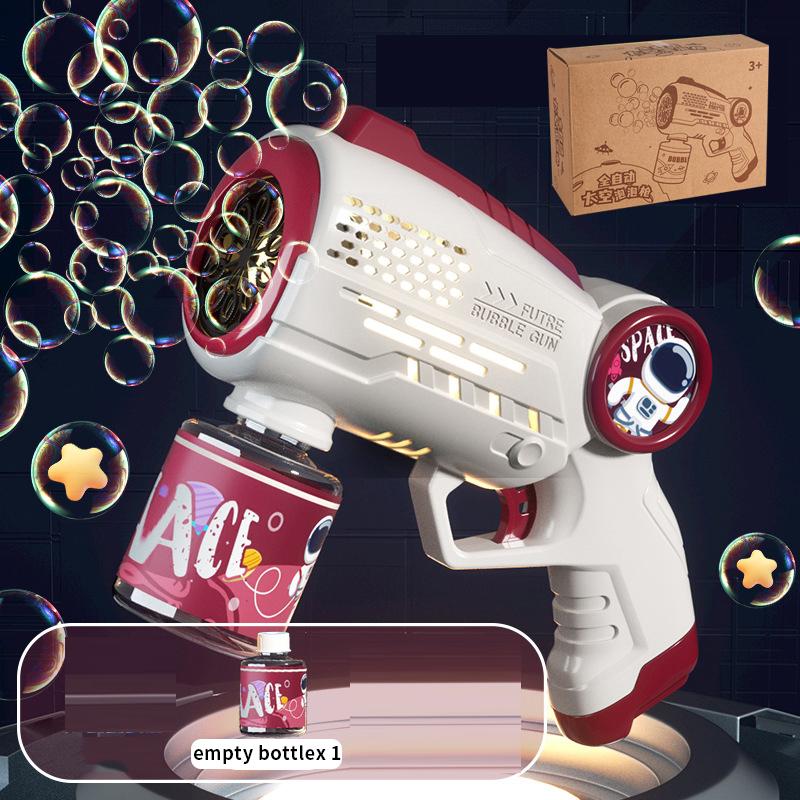 Astronaut Automa Bubble Machine for Children Bubble Gun Rocket Launcher Bubble Blower For Kids Soap Bubble Maker Summer Toys