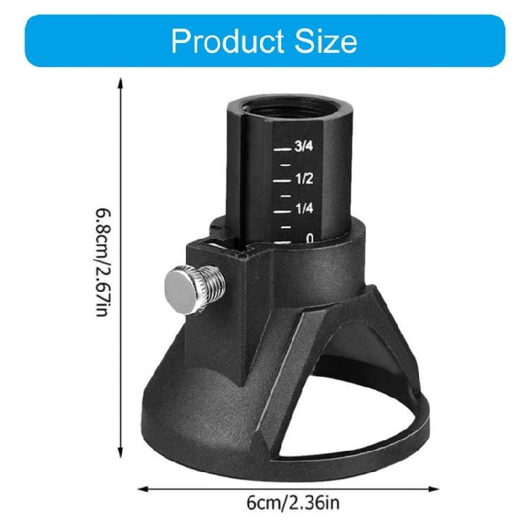 Efficient Cutting Guide Attachment Polishing Carving Grinding Locator for Rotary Tool Offering Versatility and Precise