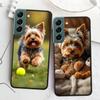 Yorkshire Terrier Dog Phone Case For Samsung Galaxy S22 S25 Ultra S21 S10 Plus S26 Edge S20 S23 S24 FE Cover Silicone Soft T