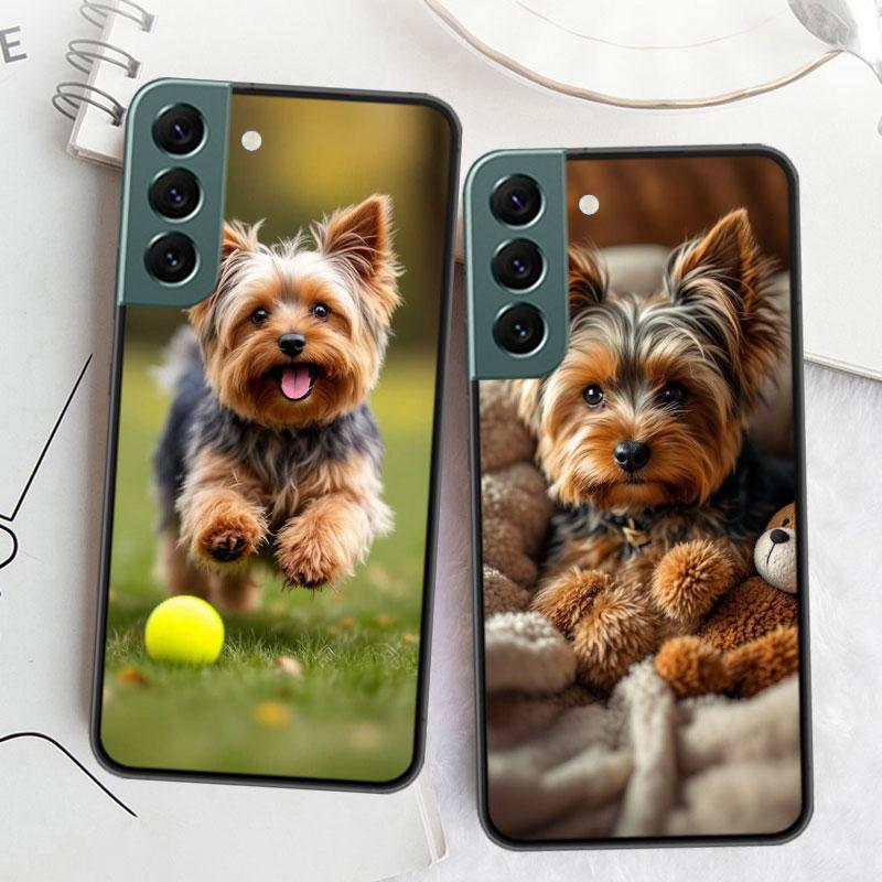 Yorkshire Terrier Dog Phone Case For Samsung Galaxy S22 S25 Ultra S21 S10 Plus S26 Edge S20 S23 S24 FE Cover Silicone Soft T