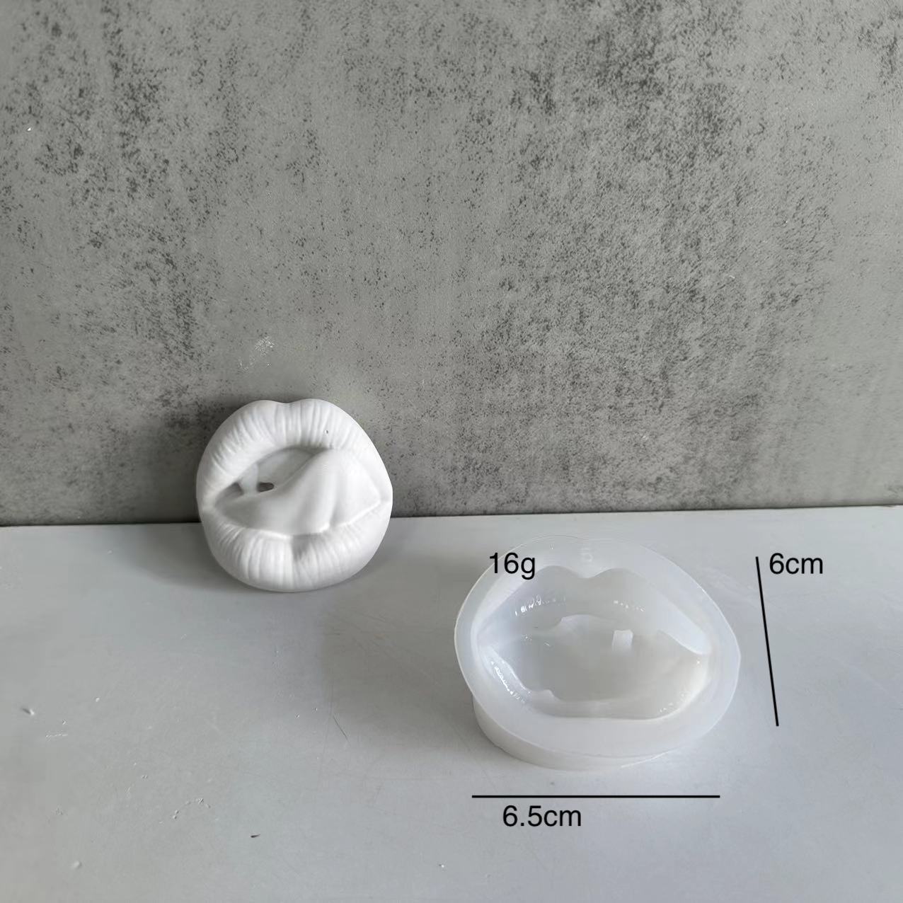 

Форма для самостоятельной сборки из эпоксидной смолы, трехмерная силиконовая форма для губ с красным зеркалом