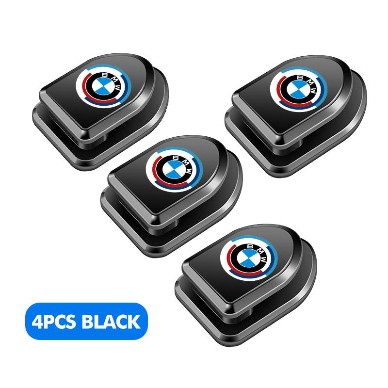 2/4pcs Car Paste Hooks USB Storage Hanger Interior Accessories For BMW Performance X1 M3 M6 F01 F02 E34 E36 E60 F10 F20 X6