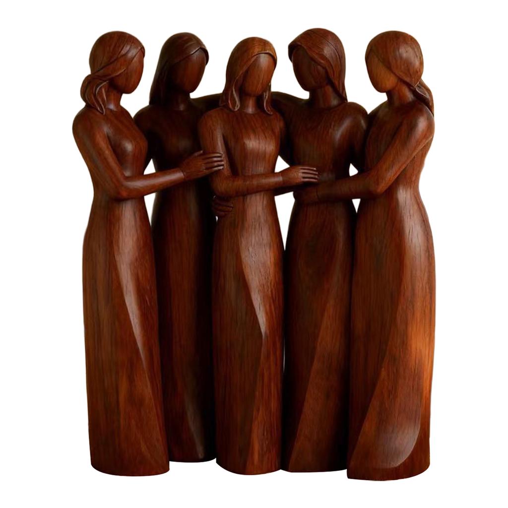 Friendship And Sister Celebrations Sculpture Resin Craft Ornament Statue for Home Decor