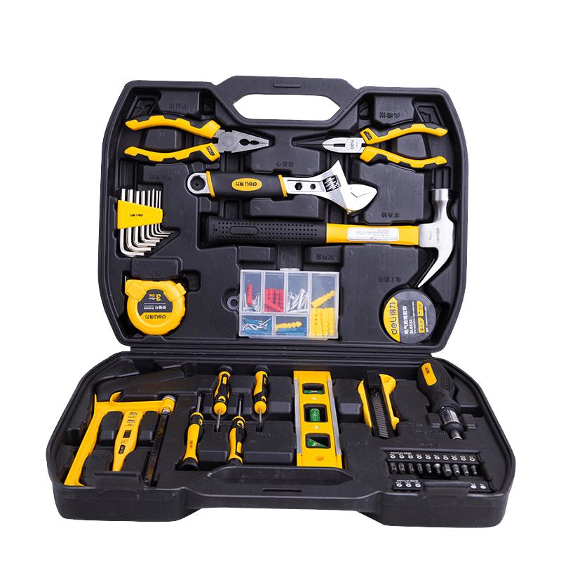 Deli 116-Piece Hand Tool Set with Toolbox