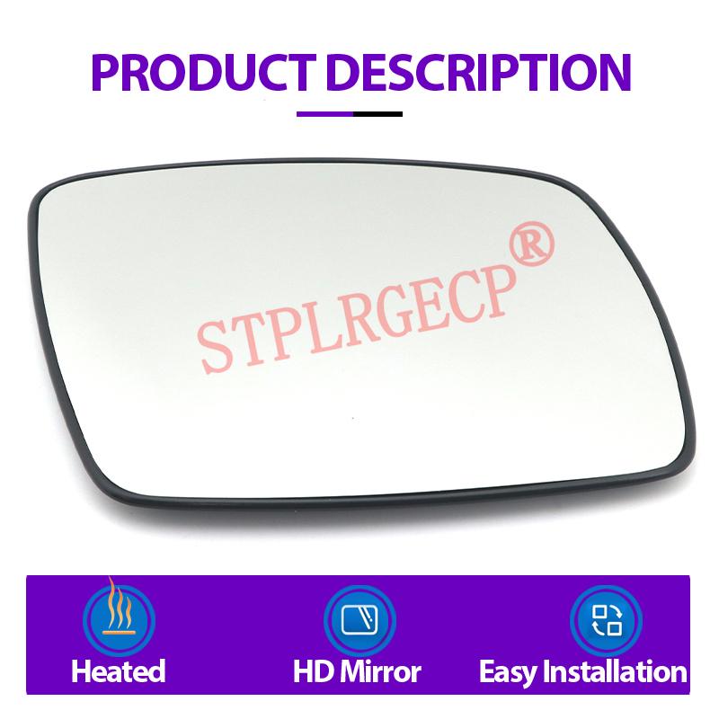 1 PC Door Wing Mirror Glass Heated Left Right Side Car-styling Rearview Mirror Heating for Dodge Journey Fiat Freemont 2009-