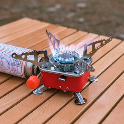 1 Set Strongly Compatible Stove Burner Anti-slip Bracket Non-deformable Outdoor Square Gas Camping Tool Cooking