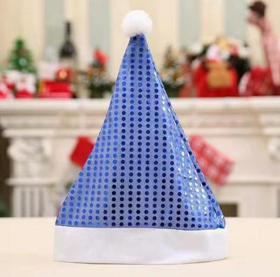 Five-Color Sequin Santa Hat - Christmas & New Year Gift