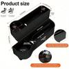 Car Seat Organizer, Multifunctional Car Seat Gap Filler Organizer, Auto Console Side Storage Box With Cup Holders Gap Storage Box For Car