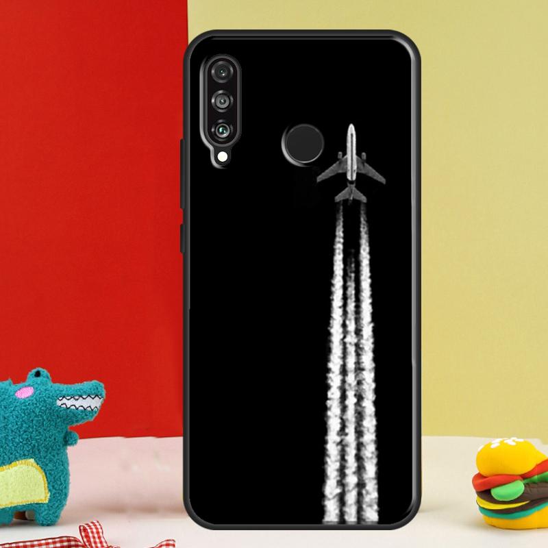 Airplane Travel For Huawei Nova 12s 12i 11i 8i 9 10 SE Y91 Y90 Y60 Y70 Y72 Y61 P20 P40 P30 Lite P60 Pro Case