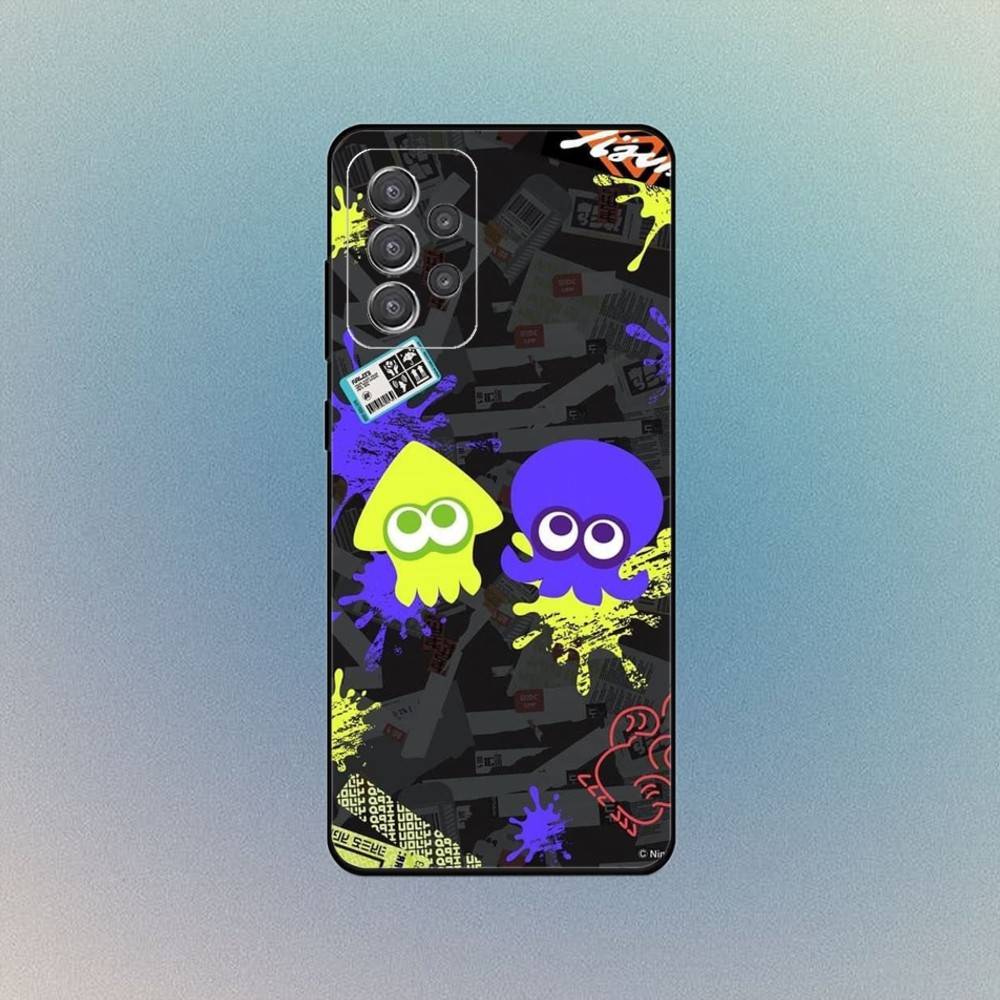 Spiel S-Splatoon 3 Handyhülle Für Samsung S25,S24,S21,S22,S23,S30,Ultra,S20,Plus,Fe,Lite,Note,10,9,5G Schwarze Hülle