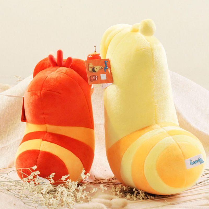 Adorable Korean Anime Fun Insect Slug Creative Larva Soft Plush Toys For Collectors
