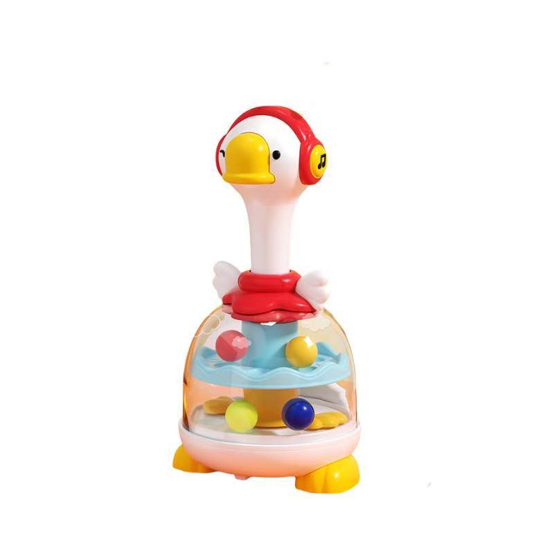 Rotating Musical Press Toy: Spinning Top for Babies 0-2 Years - Early Education