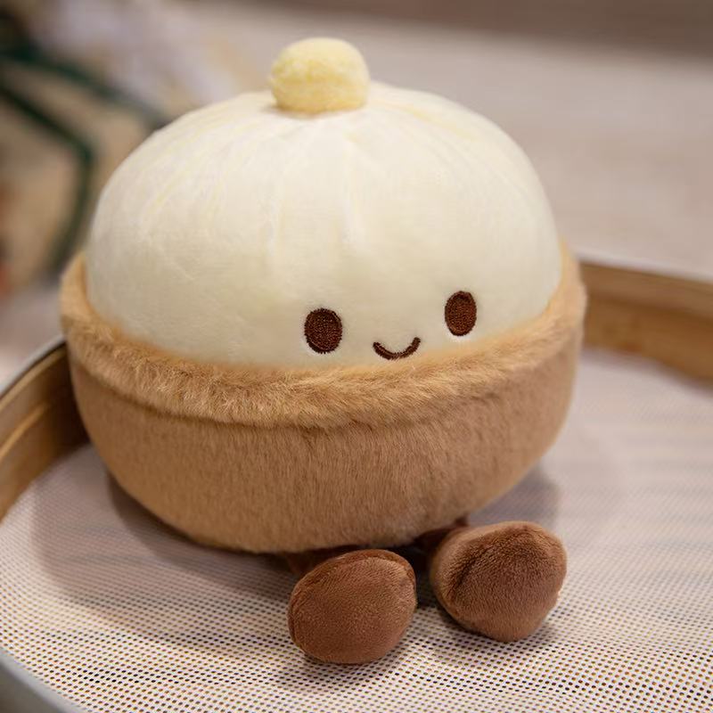 20/30cm Simulation Dumpling Doll Plush Toy Handmade Doll Cartoon Anime Cute Pillow Cushion Family Children Birthday Gift Doll