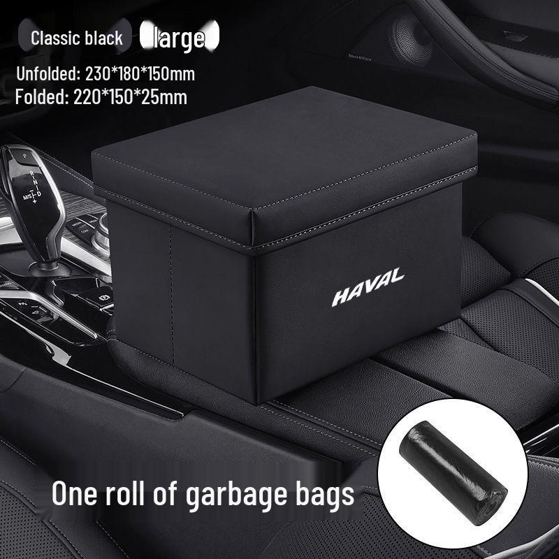 Organizador de Armazenamento e Lixeira Dobrável para Carro Haval - Serve para H6, Big Dog, M6, First Love, H5, H7, H8, H9, F7, H3