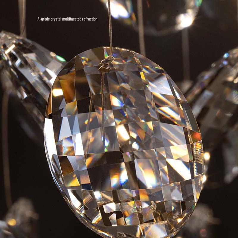 Firefly Branch Crystal Pendant Lamp - Post-modern Luxury Lighting for Living Room, Bedroom, and Dining Room.