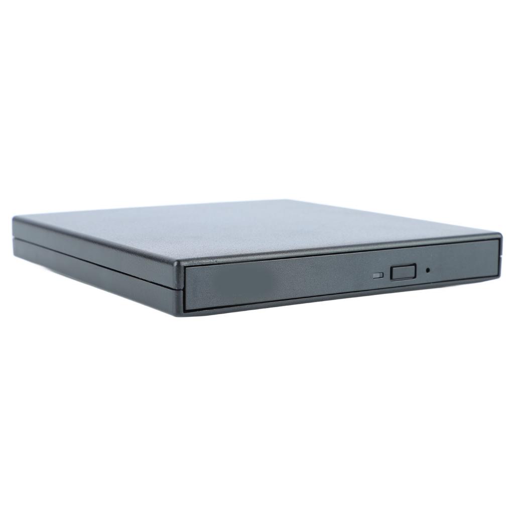 External DVD Drive USB 2.0 Plug and Play Low Noise Stable Durable DVD Drive for Laptop Desktop AIO