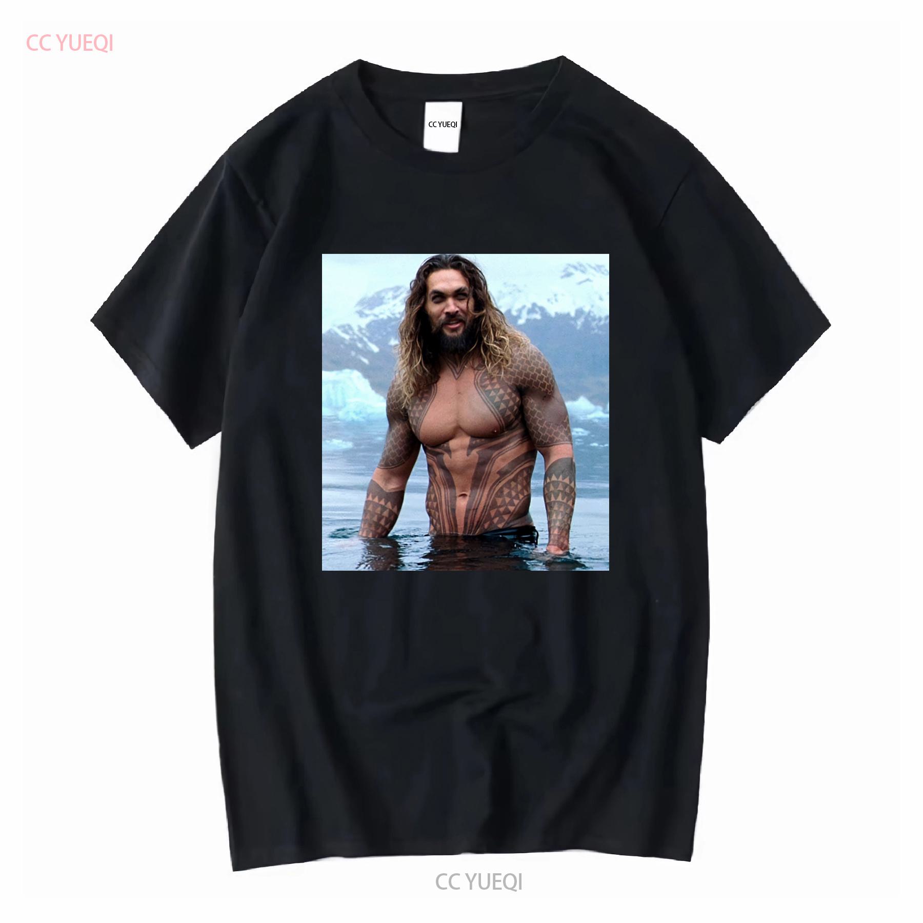 

HOT Jason Momoa Classic T Shirt Size S 5XL Best vintage Washed Comfortable Stretched Soft streetwear Slightly fashion 4XL